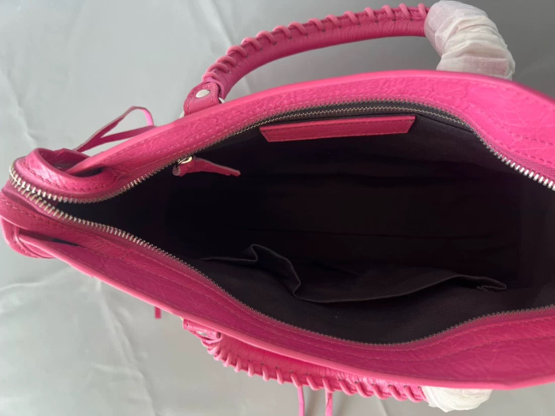 Balenciaga city leather stud bag